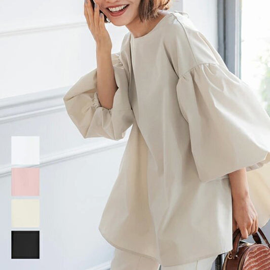 Summer Loose Large Lantern Sleeve Top