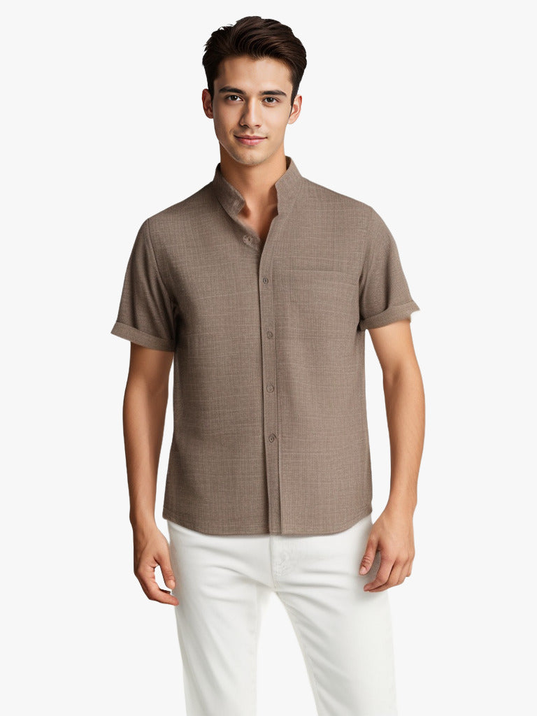 Breathable Cotton & Linen Shirt