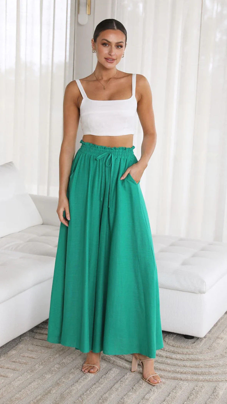 Wide Leg Loose Comfy Lounge Pants with Pockets