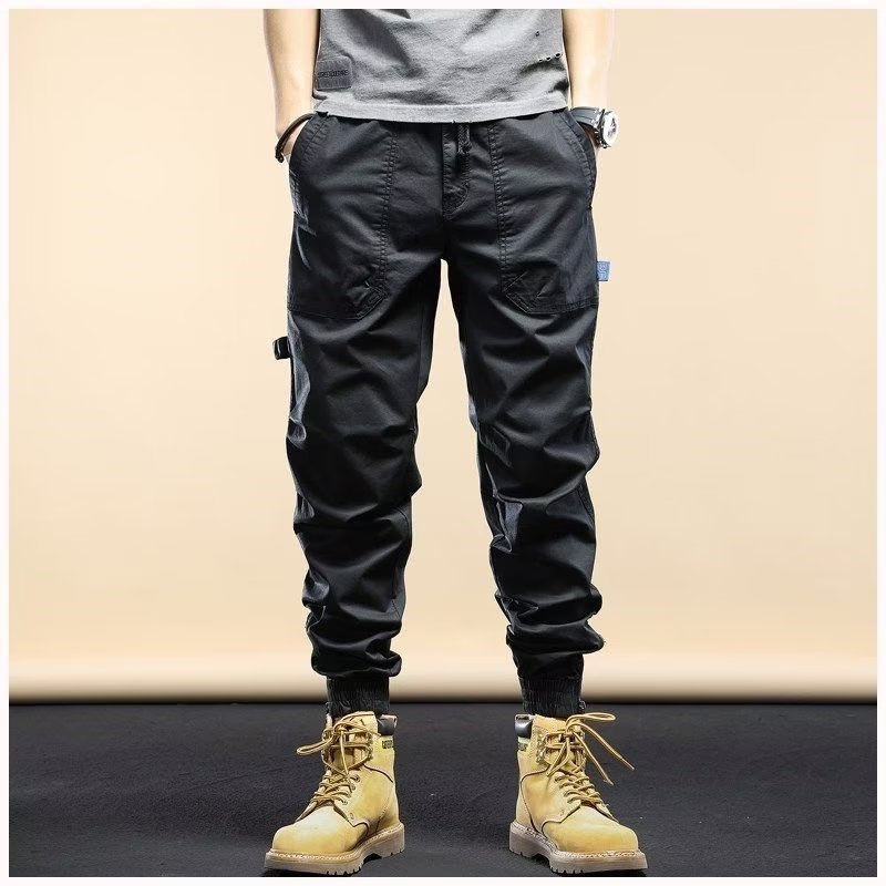 Loose Casual Ankle-tied Pants