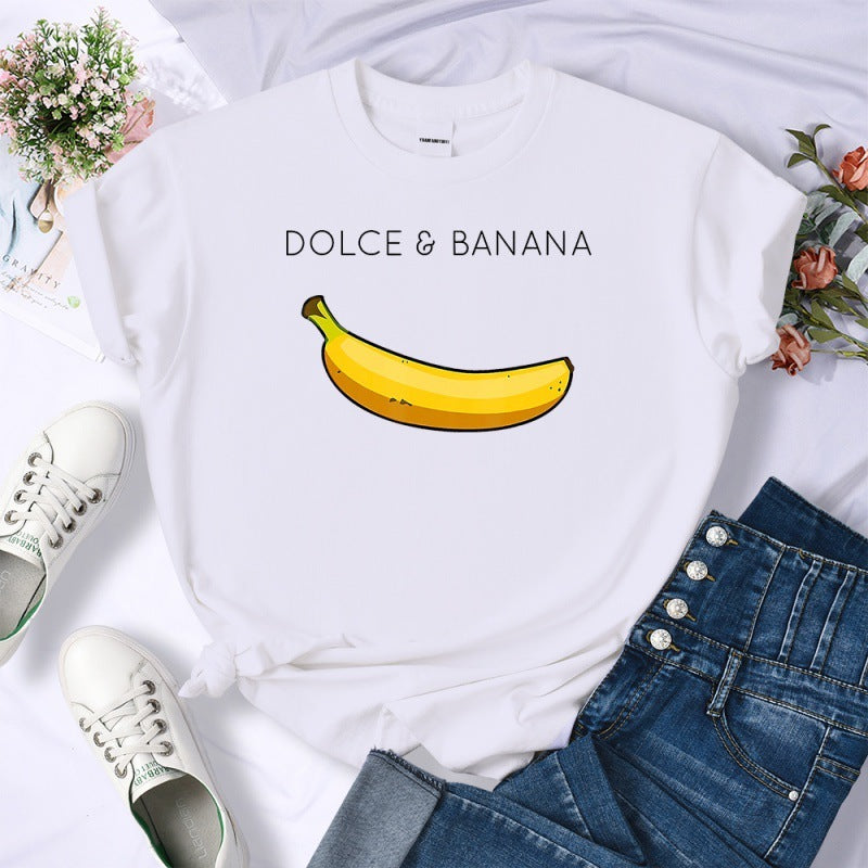 Dolce Banana Anime Printed T-Shirt