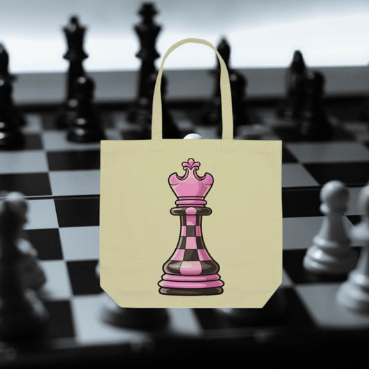 Queen of Chess Board Tote Bag